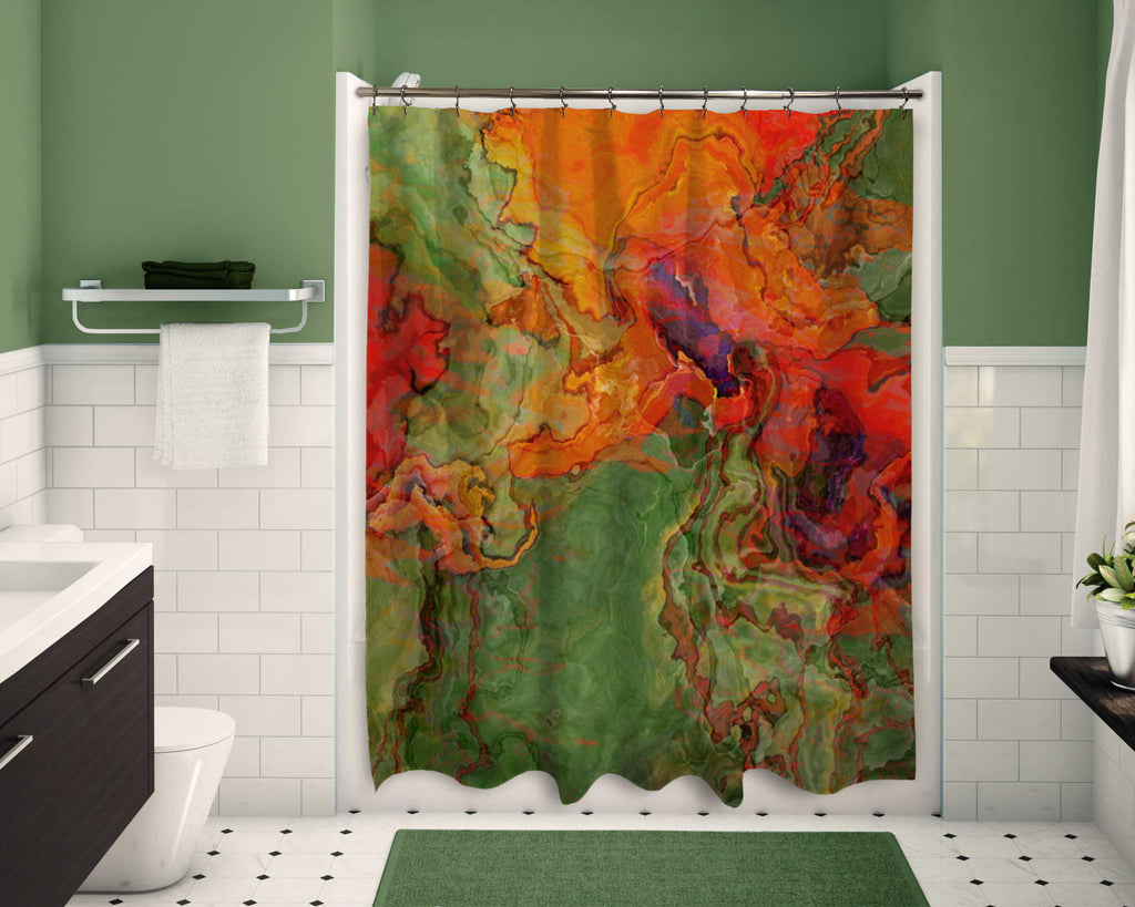 Shower Curtain, Poppies