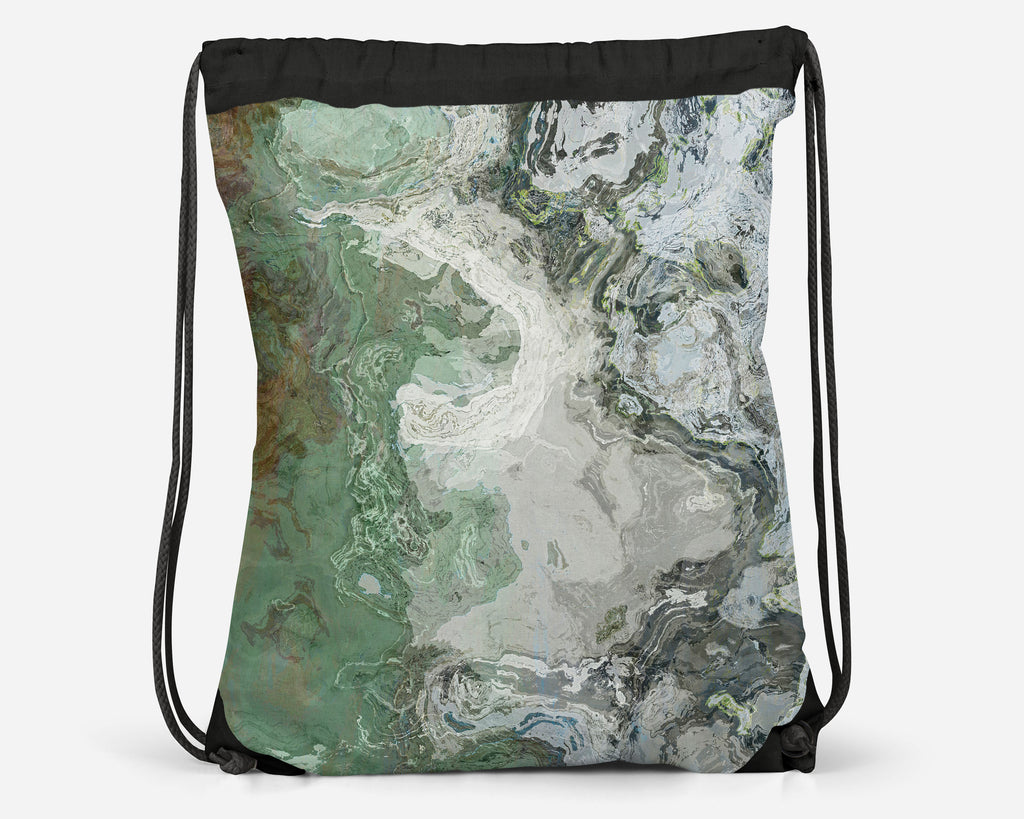 Drawstring Sling Bag, River Wind