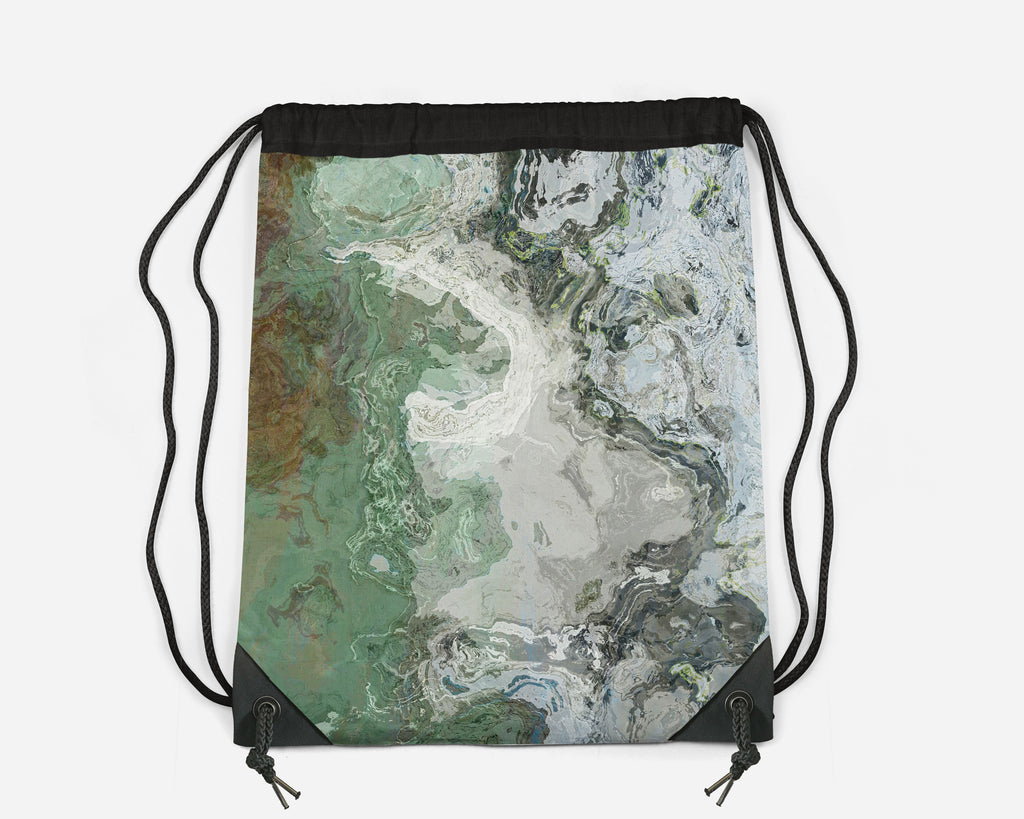 Drawstring Sling Bag, River Wind