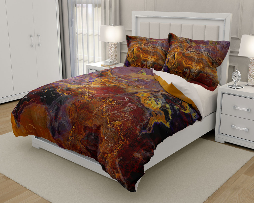 King, Queen or Twin Duvet Cover, Riveted
