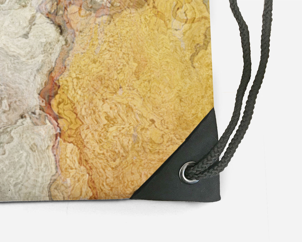Drawstring Sling Bag, Rock Solid