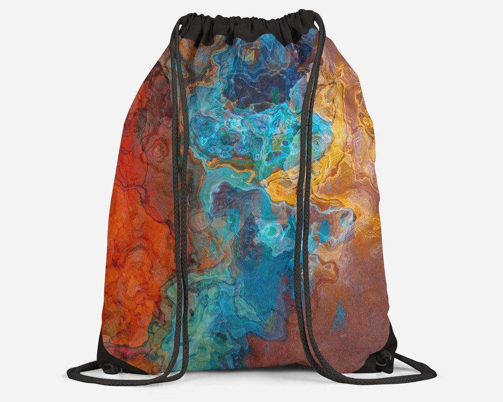 Drawstring Sling Bag, Sedona Sunrise