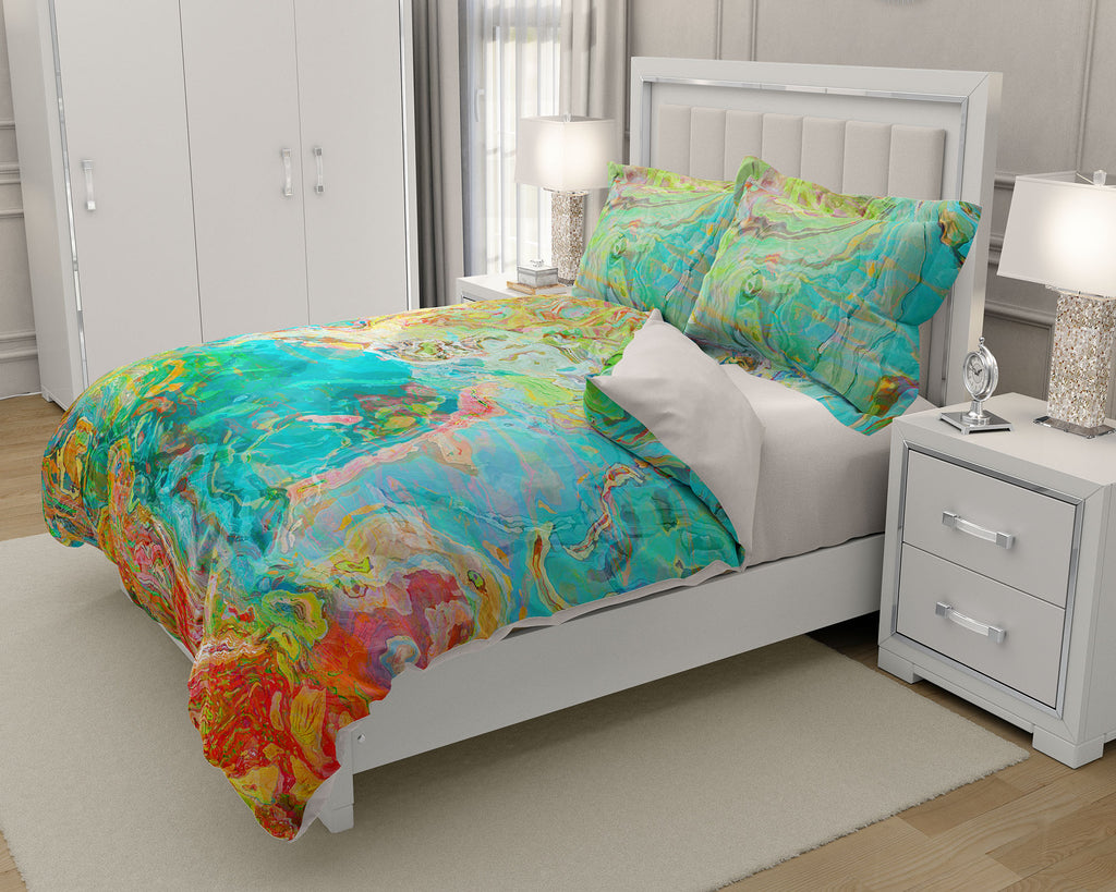 King, Queen or Twin Duvet Cover, Spring Melody