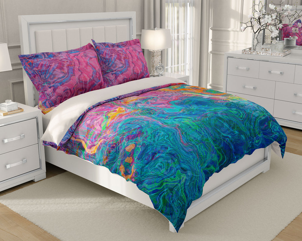 King, Queen or Twin Duvet Cover, Summer Sunrise