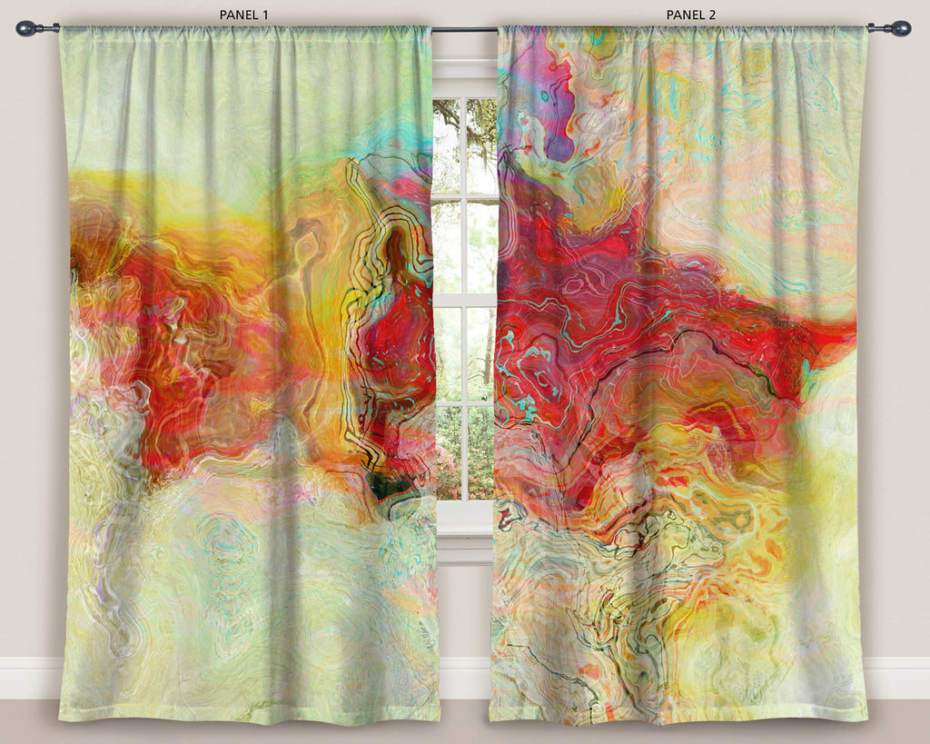 Window Curtains – Abstract Art Home