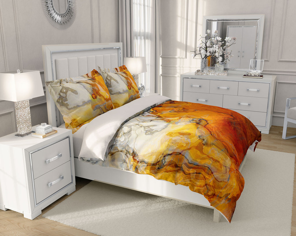 King, Queen or Twin Duvet Cover, Baby Teeth