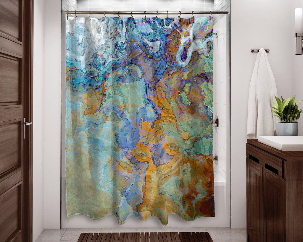Abstract Art Shower Curtains – Abstract Art Home