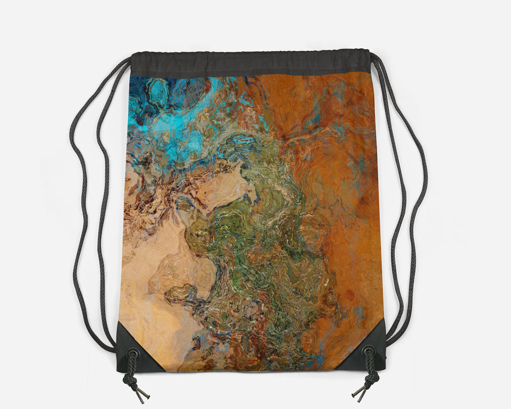 Drawstring Sling Bag, Canyon Sunset