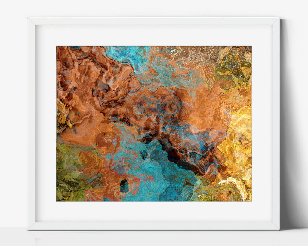Abstract Art Print on Fine Art Paper, Gallery Quality Giclée Print