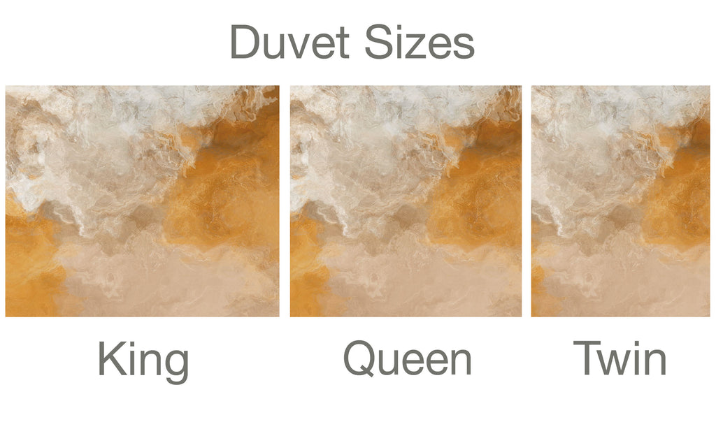 King, Queen or Twin Duvet Cover, Evening Gold