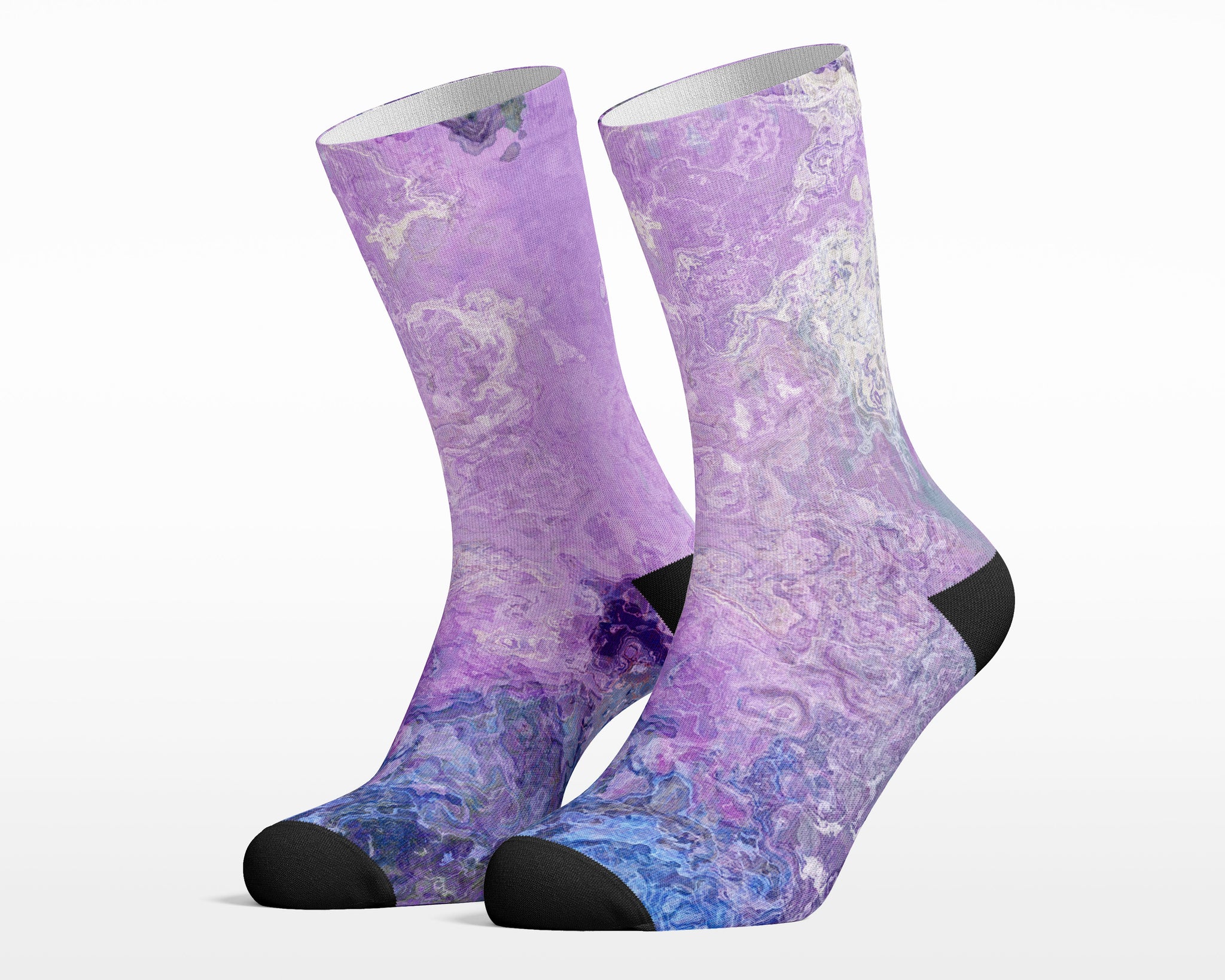 Abstract Art Crew Socks for Men and Women, Colorful Unique Comfy Socks –  Abstract Art Home