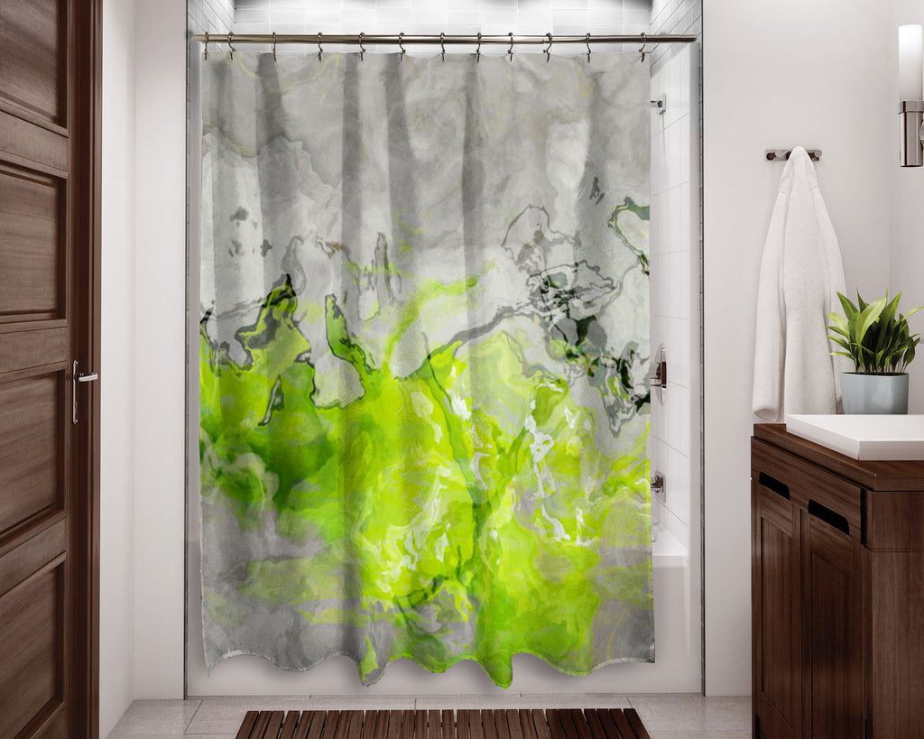 Shower Curtain, Lime Love
