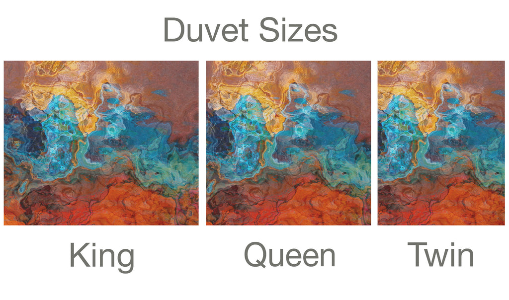 King, Queen or Twin Duvet Cover, Sedona Sunrise