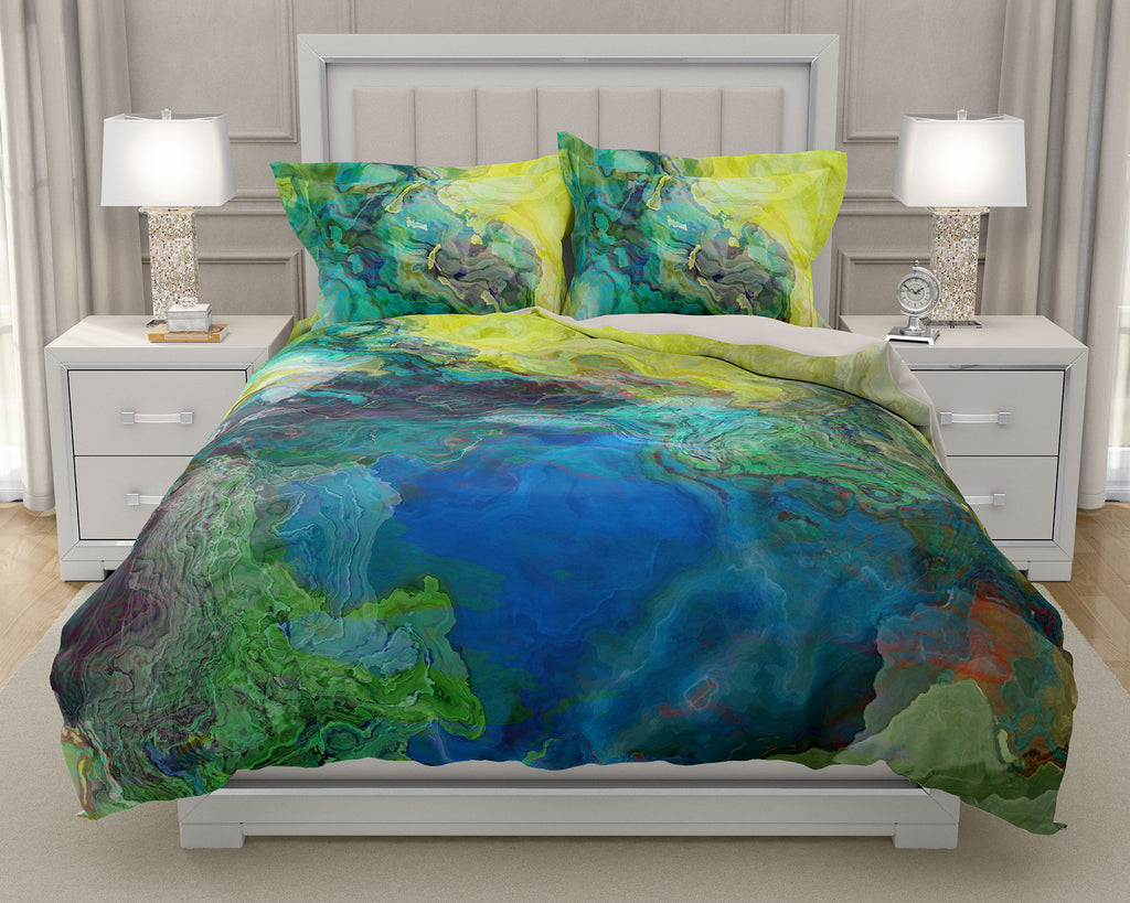 King, Queen or Twin Duvet Cover, Swimmer