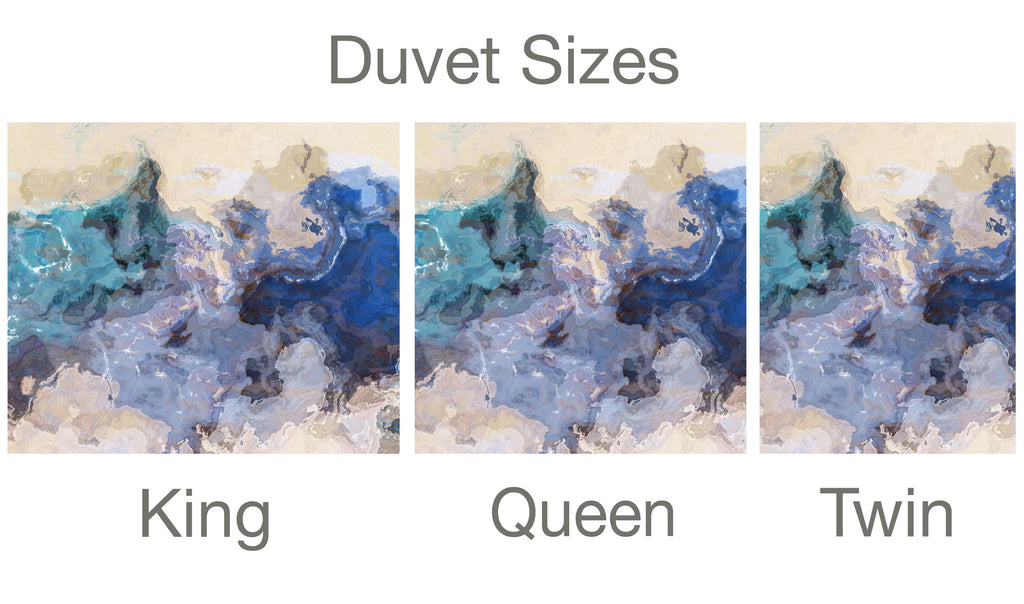 King, Queen or Twin Duvet Cover, The Blues
